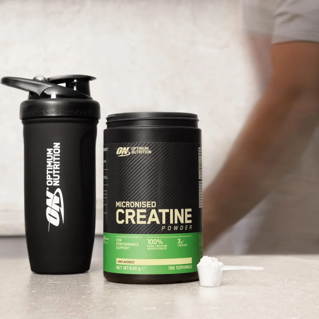 Optimum Nutrition Creatina Micronizada en Polvo Sin Sabor 634g 186 Servicios