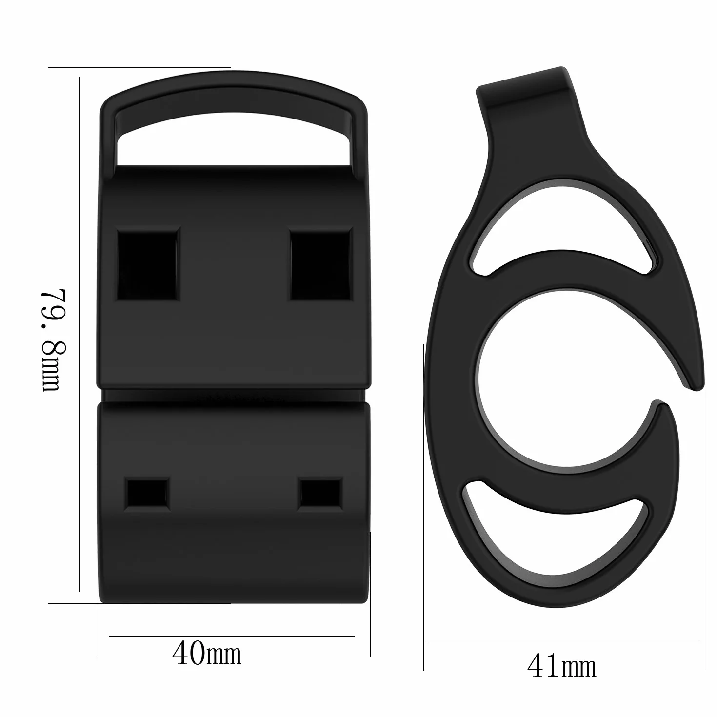 RuenTech - Soporte para manillar de bicicleta para Coros Pace 2/3, Vertix 2/2S, Apex/Apex Pro/2/2 Pro - Kit de soporte GPS para relojes deportivos (negro + negro)