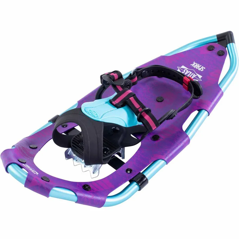 ATLAS 16E0013 - Raquetas de Nieve Unisex Juvenil, Color Morado
