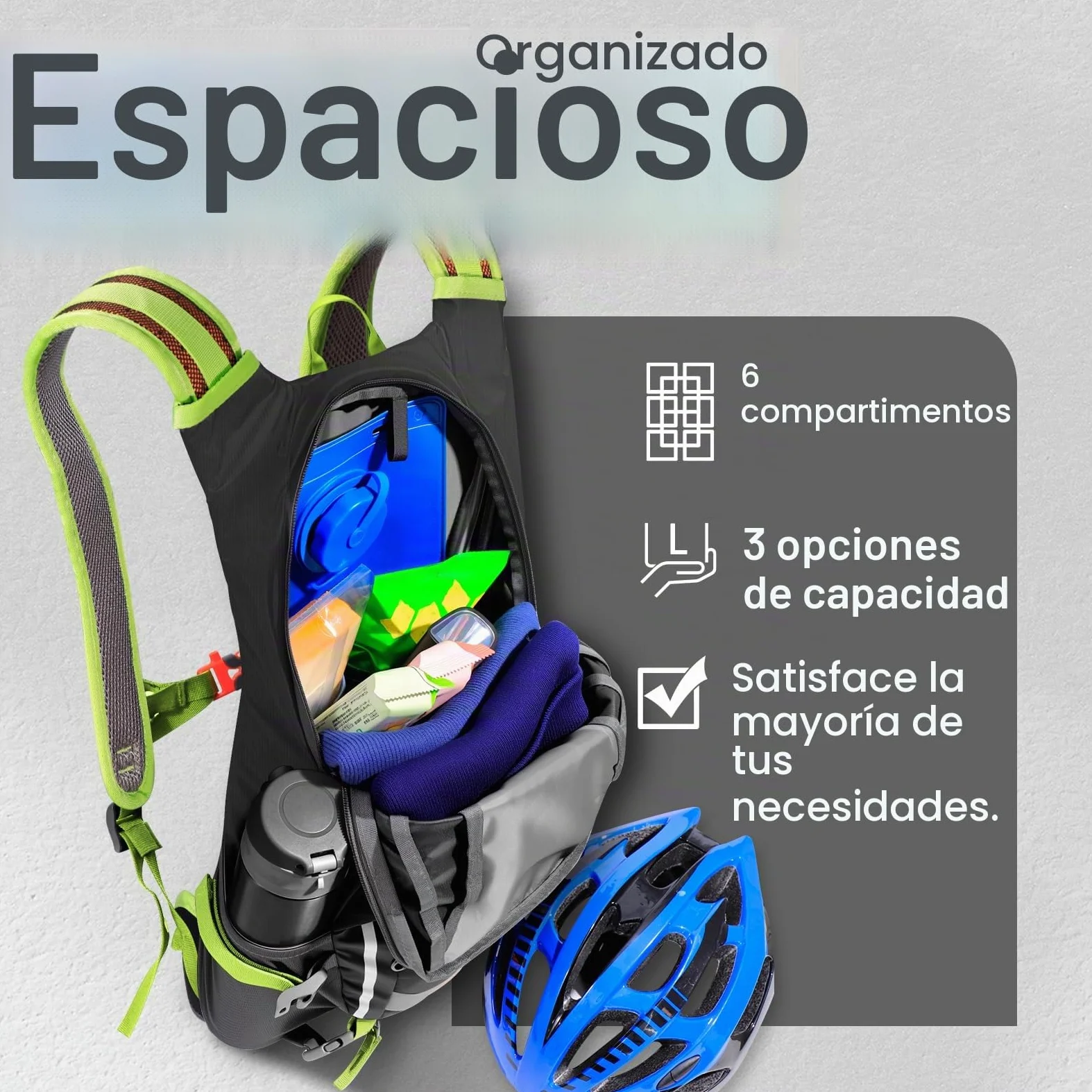 SPGOOD Mochila para bicicleta de 20L/25L/30L (9 colores), impermeable, ultraligera, para hombre y mujer, multifuncional, con protector de lluvia y cubierta para casco, mochila MTB, mochila de montaña