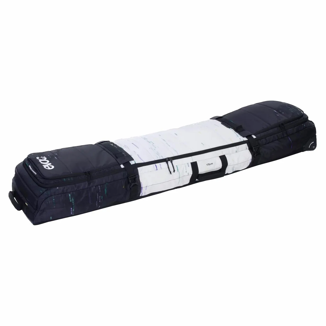 EVOC Snow Gear Roller Bolsa para esquís y Tablas de Snowboard (para 3-4 Pares de esquís o 2 Tablas de Snowboard, Acolchada, Plegable, Compartimento para avalanchas, tamaño: