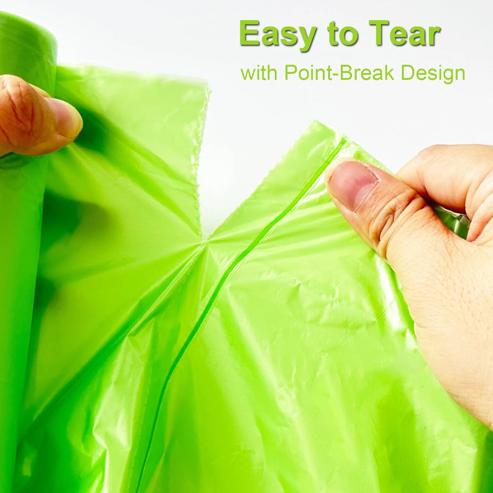 KITBEST Bolsas de Basura Biodegradable 10L 120 Unidades Compostables 45x50 cm Verde