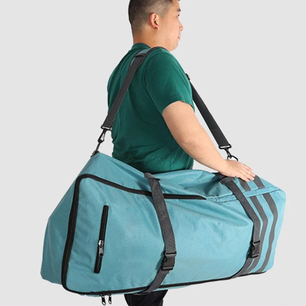 Mochila para tabla de remo, bolsa de viaje con cremallera, portátil, de nailon, impermeable, gran capacidad, para tabla de surf inflable, 84 L