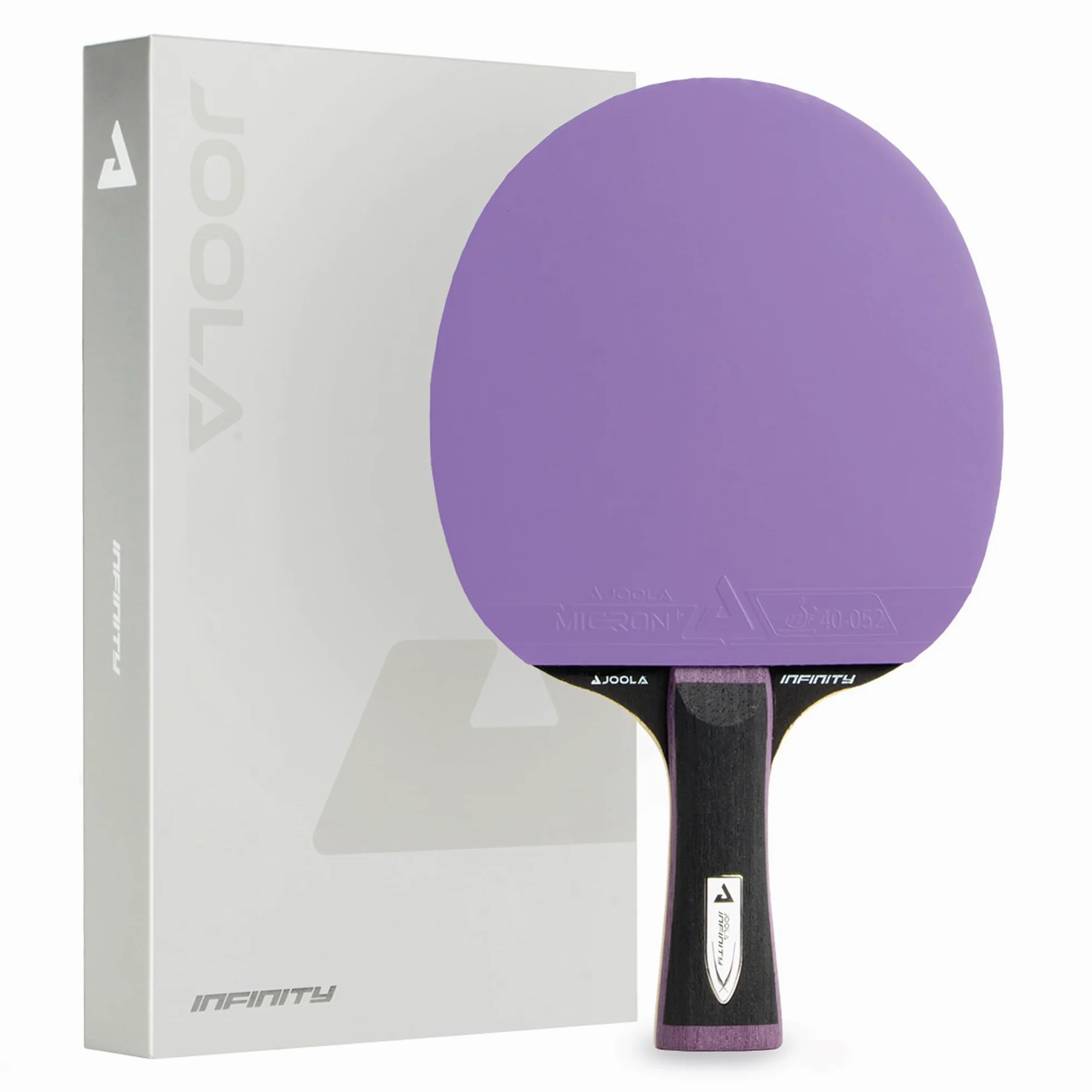 JOOLA Raqueta de tenis de mesa White Infinity Carbon – Raqueta profesional con almohadillas Micron+