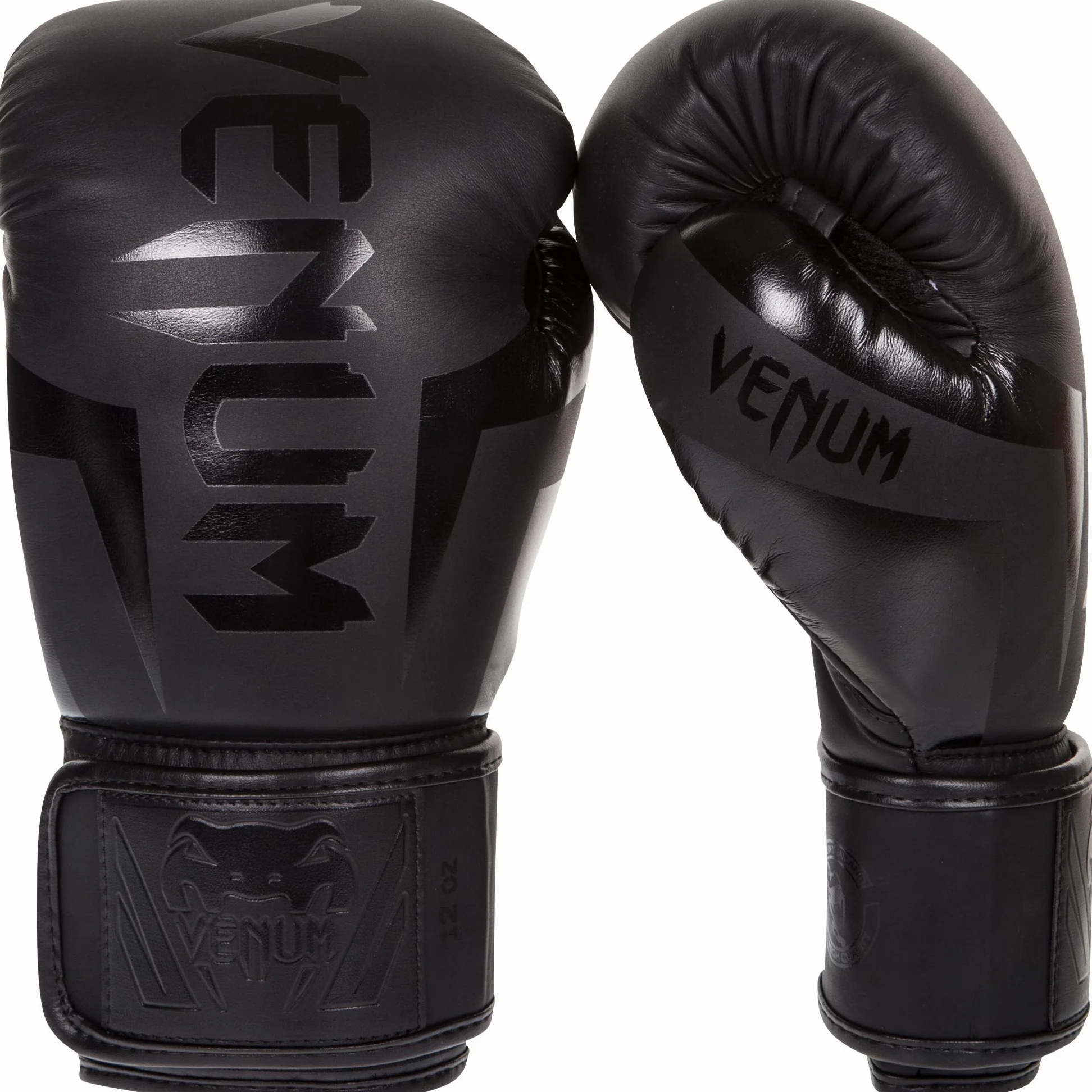 VENUM Elite Standup espinilleras, Unisex, Color Negro/Blanco, tamaño M