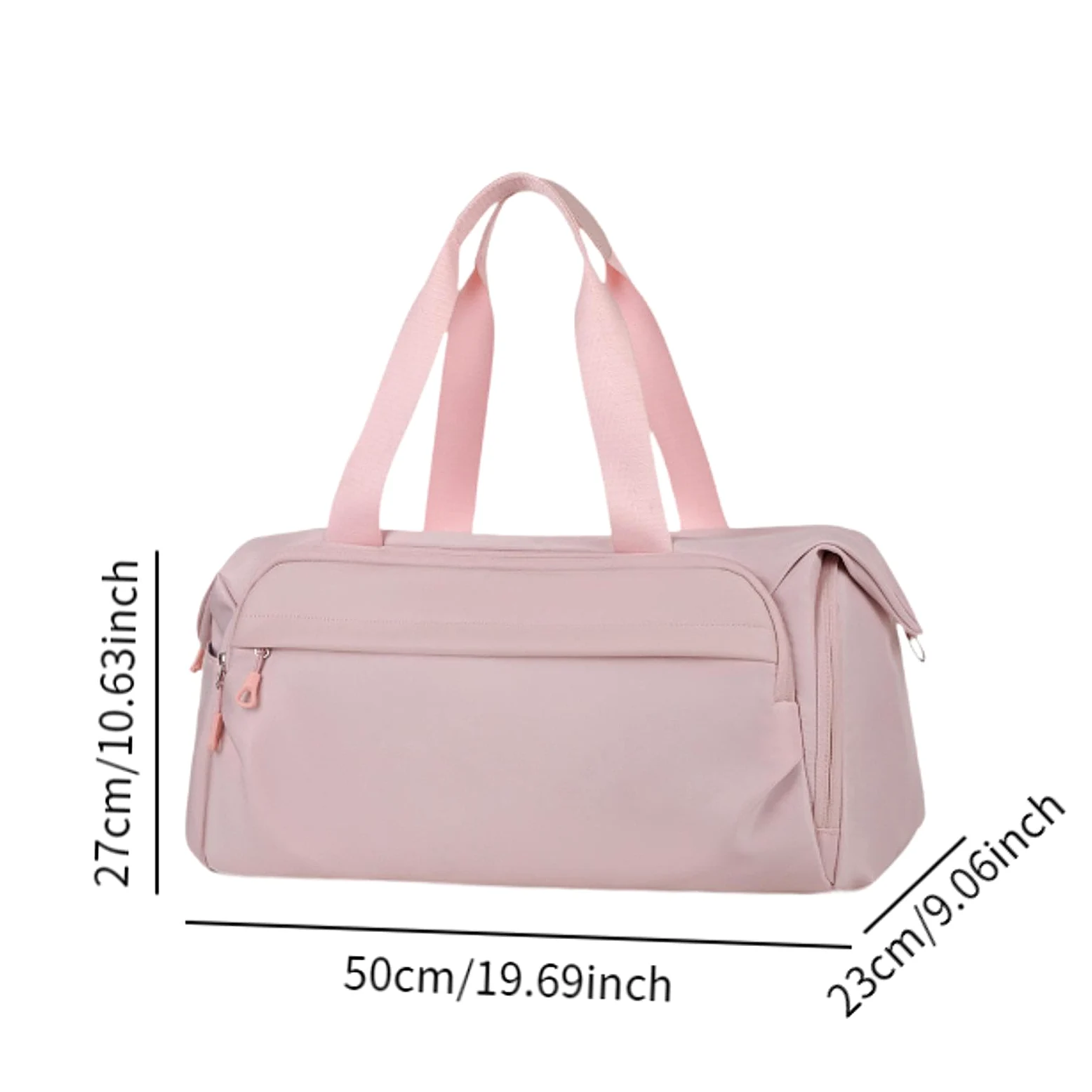 Bolsa de Gimnasio Deportiva con Compartimento para Zapatos Y Bolsillo Impermeable. Bolsa de Deporte Ligera Y Práctica para Gimnasio, Entrenami