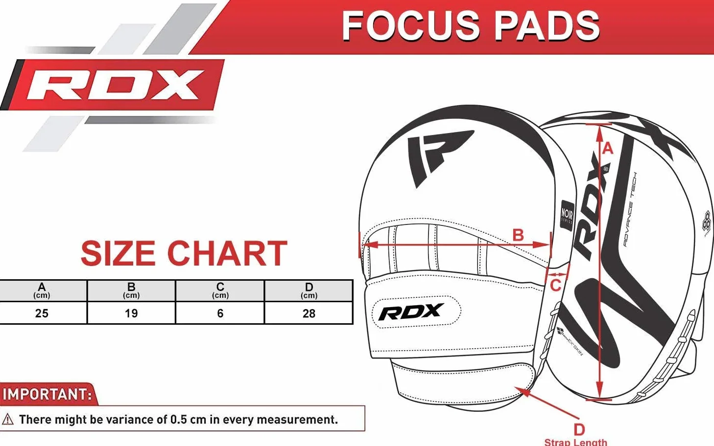 RDX Manoplas de Boxeo Muay Thai MMA Paos, Cuero Curvadas Boxing Pads para Kick Boxing Sparring