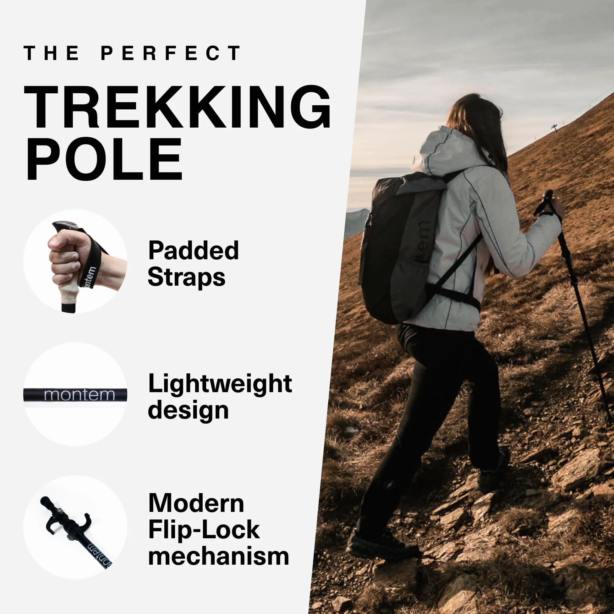 Montem Bastones de Trekking