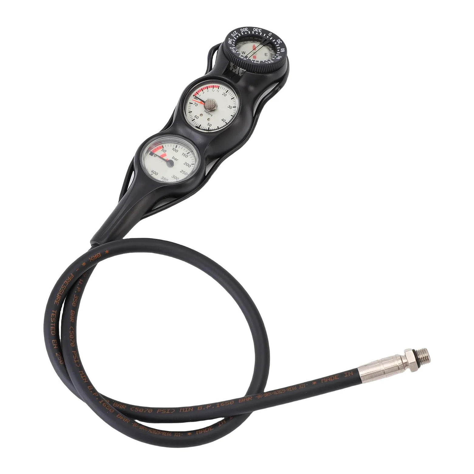 Consola de Buceo de Calibre 3 con Medición de Alta Precisión y Pantalla Clara para Aventuras de Buceo - TPR, 1 Unidad
