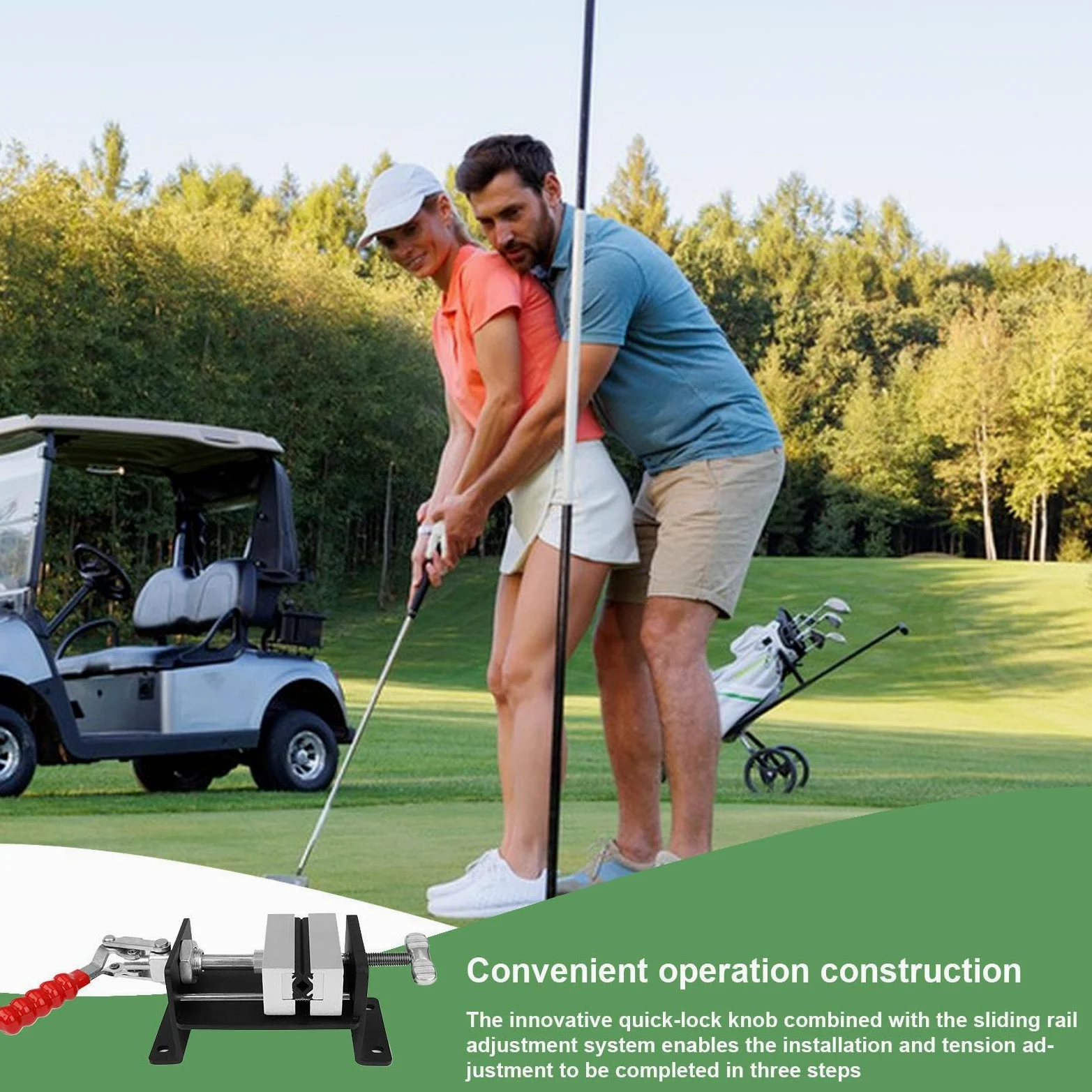 Sujetador De Club De Golf Herramienta De Pinza Ajustable Para Palos De Golf | Herramienta De Liberación Rápida Para Grip De Golf Para Casa Práctica Taller Gimnasio Campo De Golf