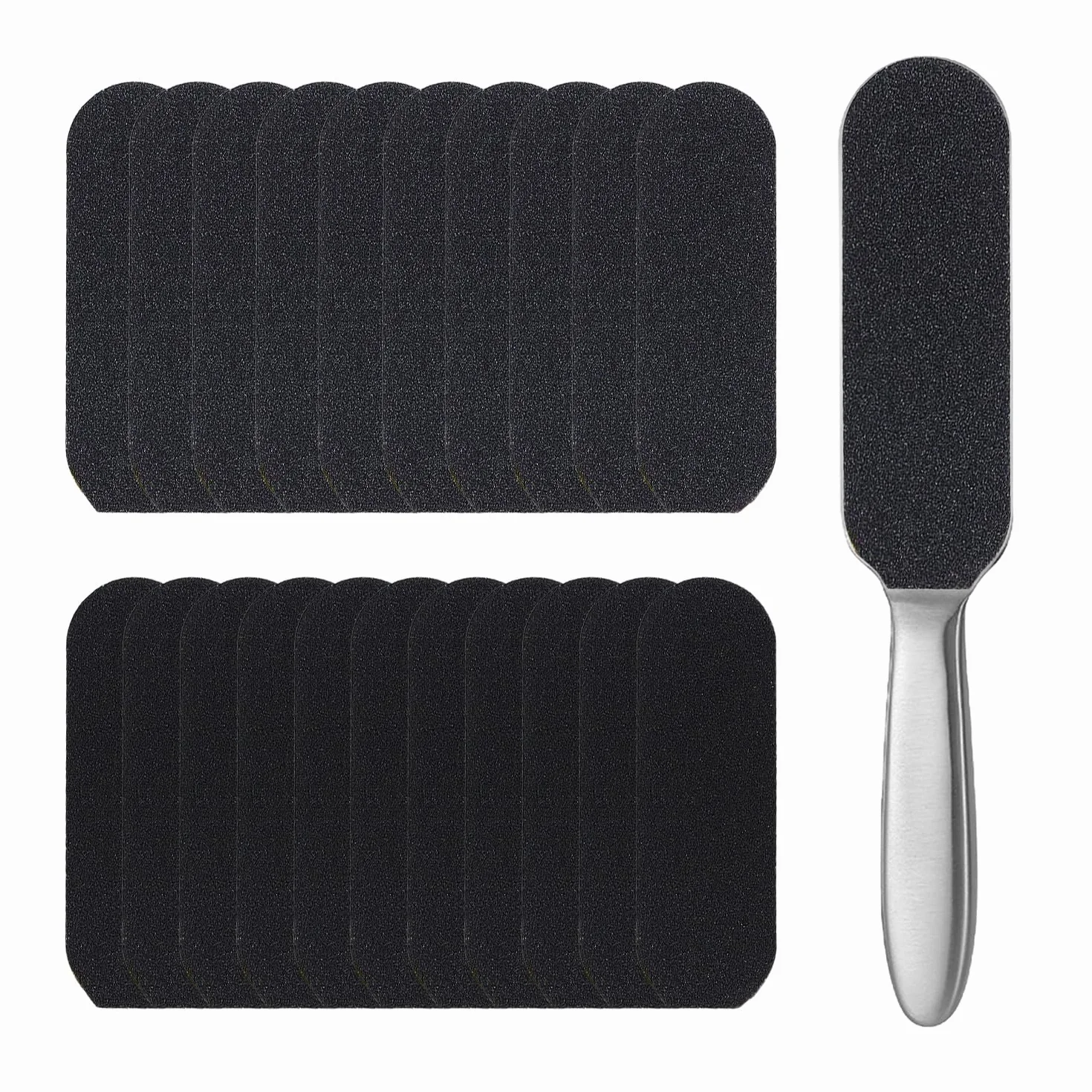 Removedor de Callos Acero Inoxidable Doble Cara para Pies Pedicura