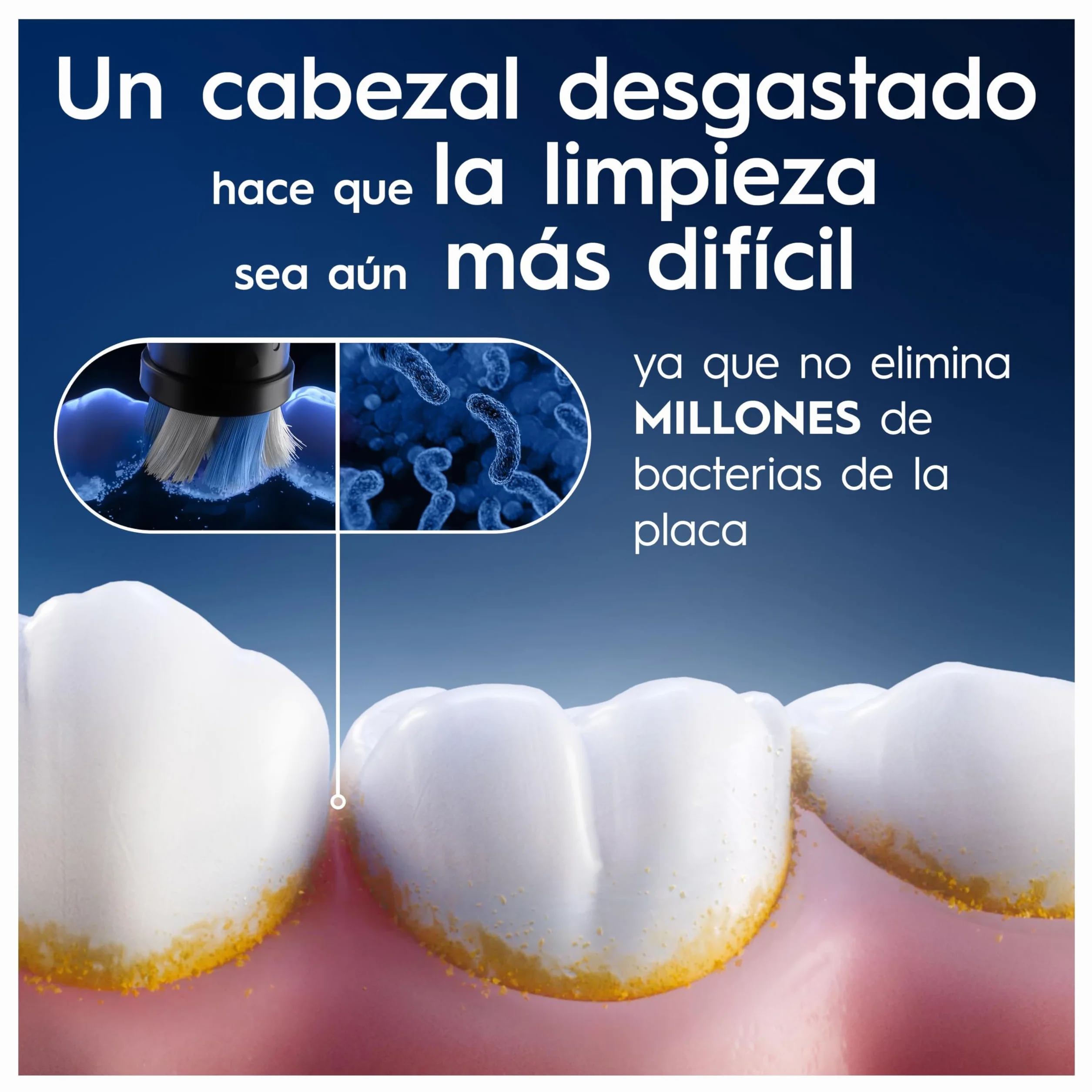 Oral-B iO Ultimate Clean Cabezales De Recambio Originales, Pack de 6, Negros Para Cepillos Eléctricos
