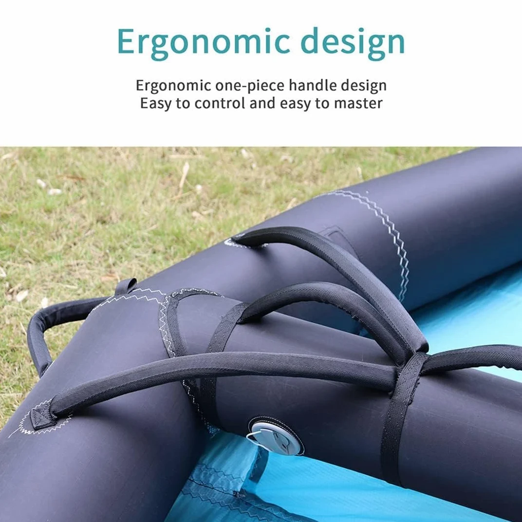 Cometa De Ala De Aluminio, Cometa De Kitesurf De Ala Inflable De Mano For Surf En La Nieve, Surf De Esquí Y Tiene Una Mochila, Correa De Surf Y Kit De Reparación, For Adultos Y Niños(Withoutwindow,4m²