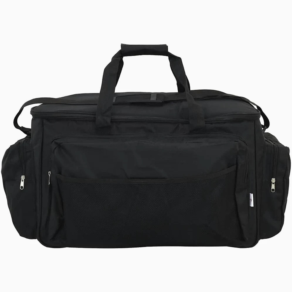 Bolsa de pesca impermeable verde oscuro, tela Oxford 600D, 57 x 35 x, con divisor aislante, correa para el hombro, organizador para accesorios de pesca y actividades al aire libre