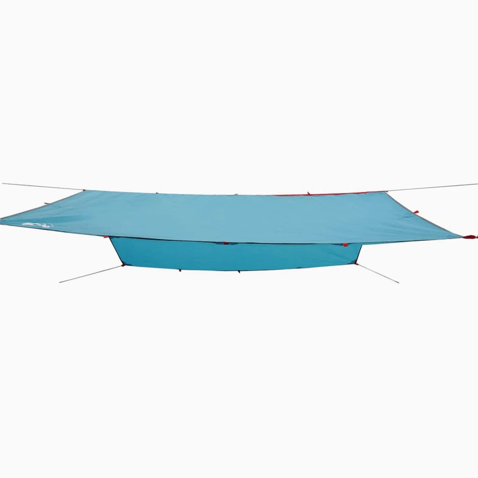 IKAYAA Toldo Camping 500 x 294 cm Impermeable, Ultraligero y Portátil Toldo de Refugio, Tienda de Campaña Tarp, Protección UV, Anti Desgarro, Tarp para Picnic Pesca Camping Senderismo Azul