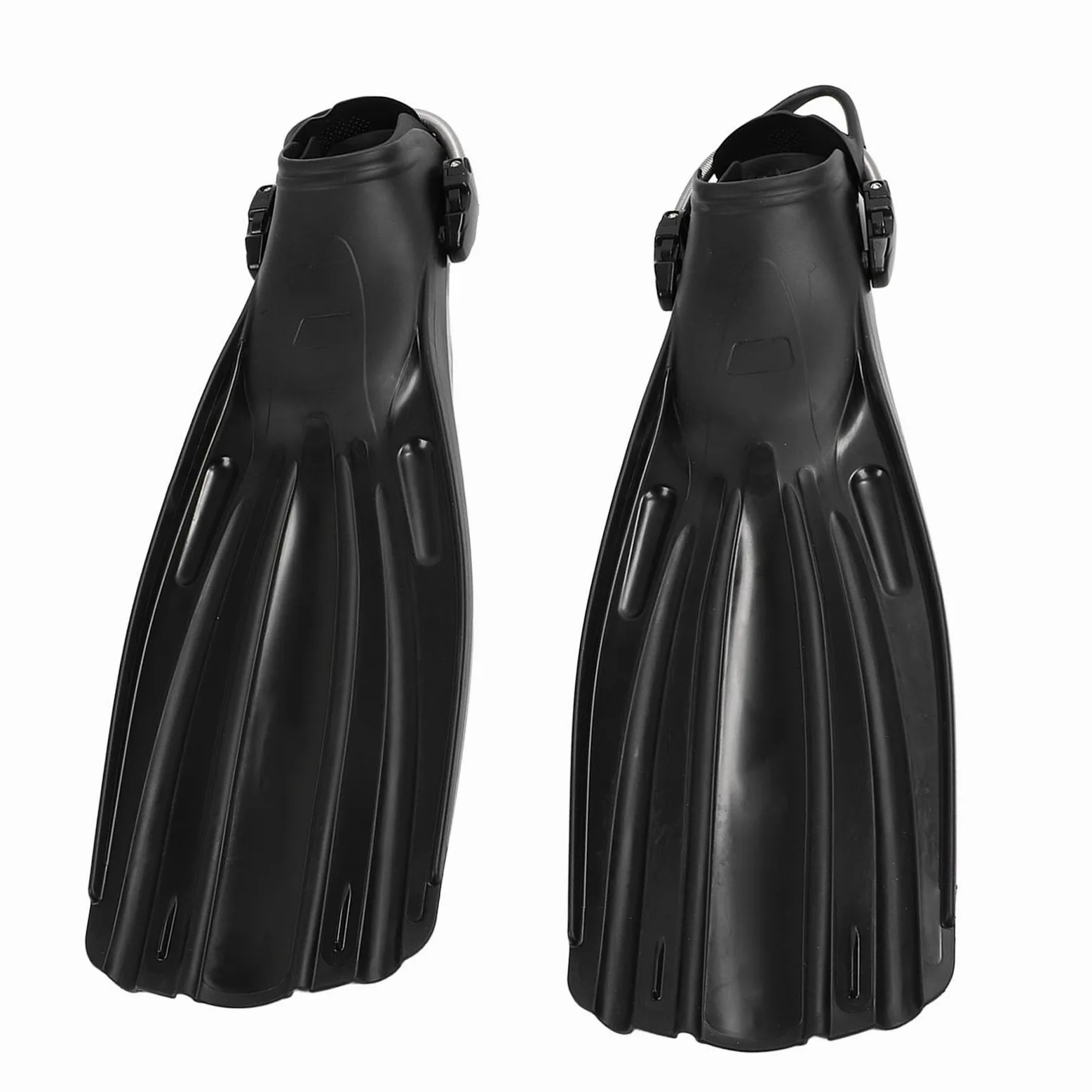 Jiawu Aleta para Pie de Buceo, Diseño Ergonómico, Aletas de Snorkel con Suela de PP Livianas, Aleta de Buceo en Apnea con Cordones de Resorte Ajustables para , Snorkel, Natación, en Apnea