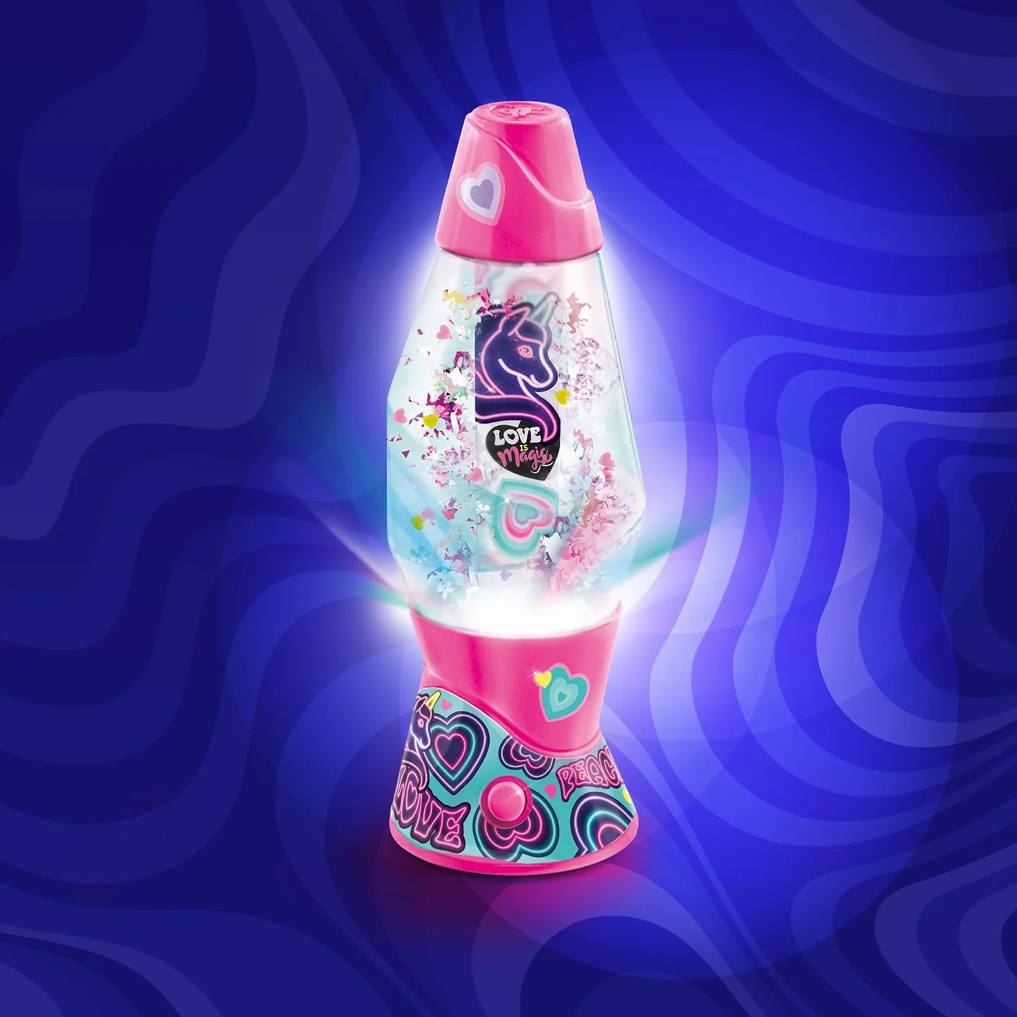 Canal Toys Style 4Ever Mini Lámpara de Lava con Decoraciones Brillantes