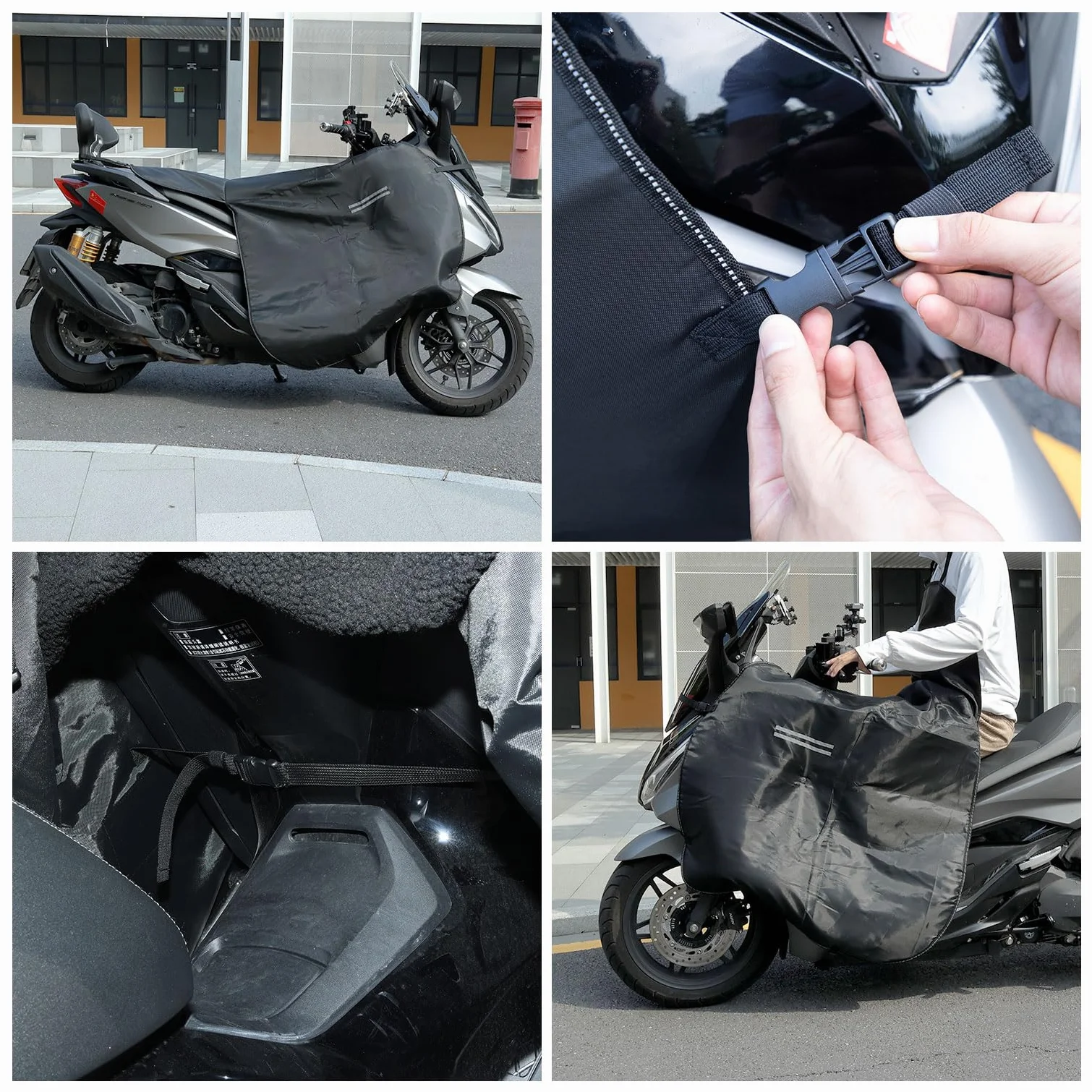 KEMIMOTO Protector de piernas a prueba de viento
