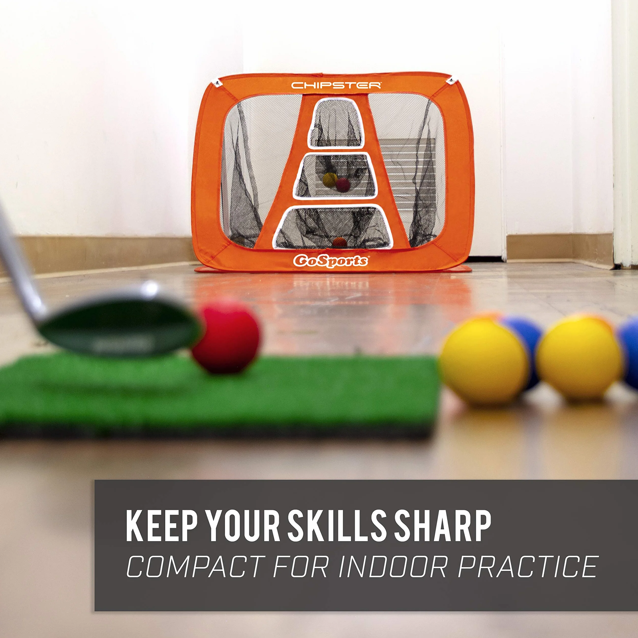 GoSports Chipster Golf Chipping Pop Up Practice Ne
