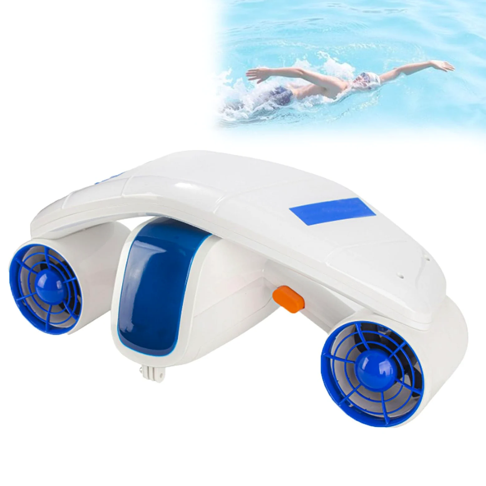 El Scooter Submarino Cuenta con Una Pantalla De 2,8 Pulgadas, Un Potente Empuje, Un Soporte para Cámara De Acción Y Una Autonomía De 60 Minutos para Buceo Y Snorkel