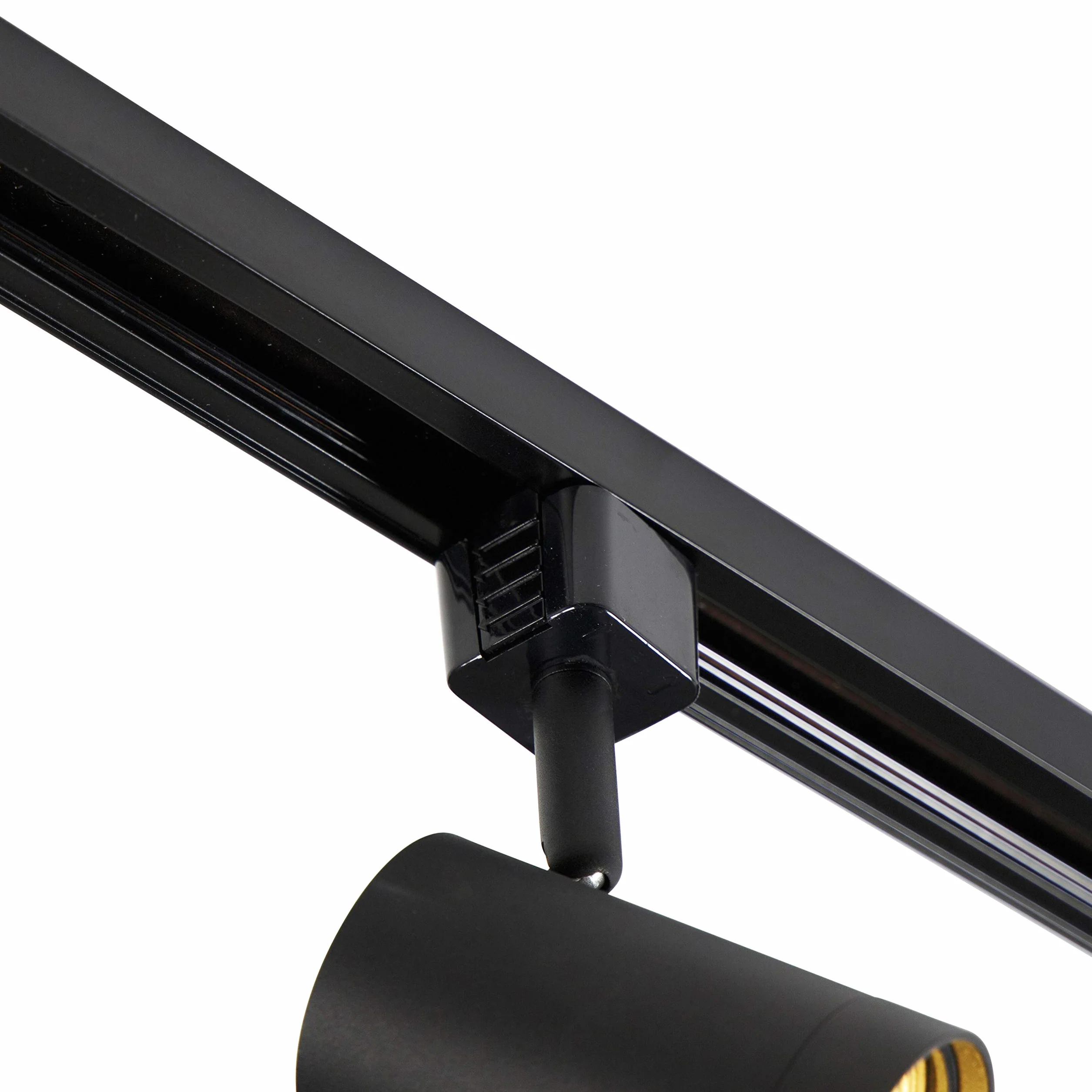 QAZQA Moderno sistema de carril monofásico 10 focos negro Jeana Aluminio/Acero/Plástico LED Max. 10x50W