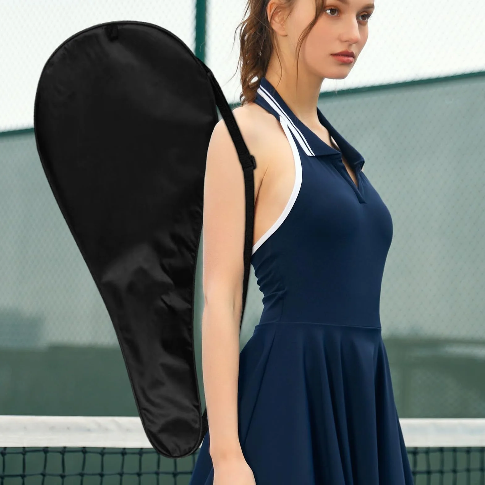 Genérico Bolsas De Tenis para Hombres - Organizador para Raquetas De Bádminton - Estuche Organizador de Tela Oxford para Tenis de Adultos