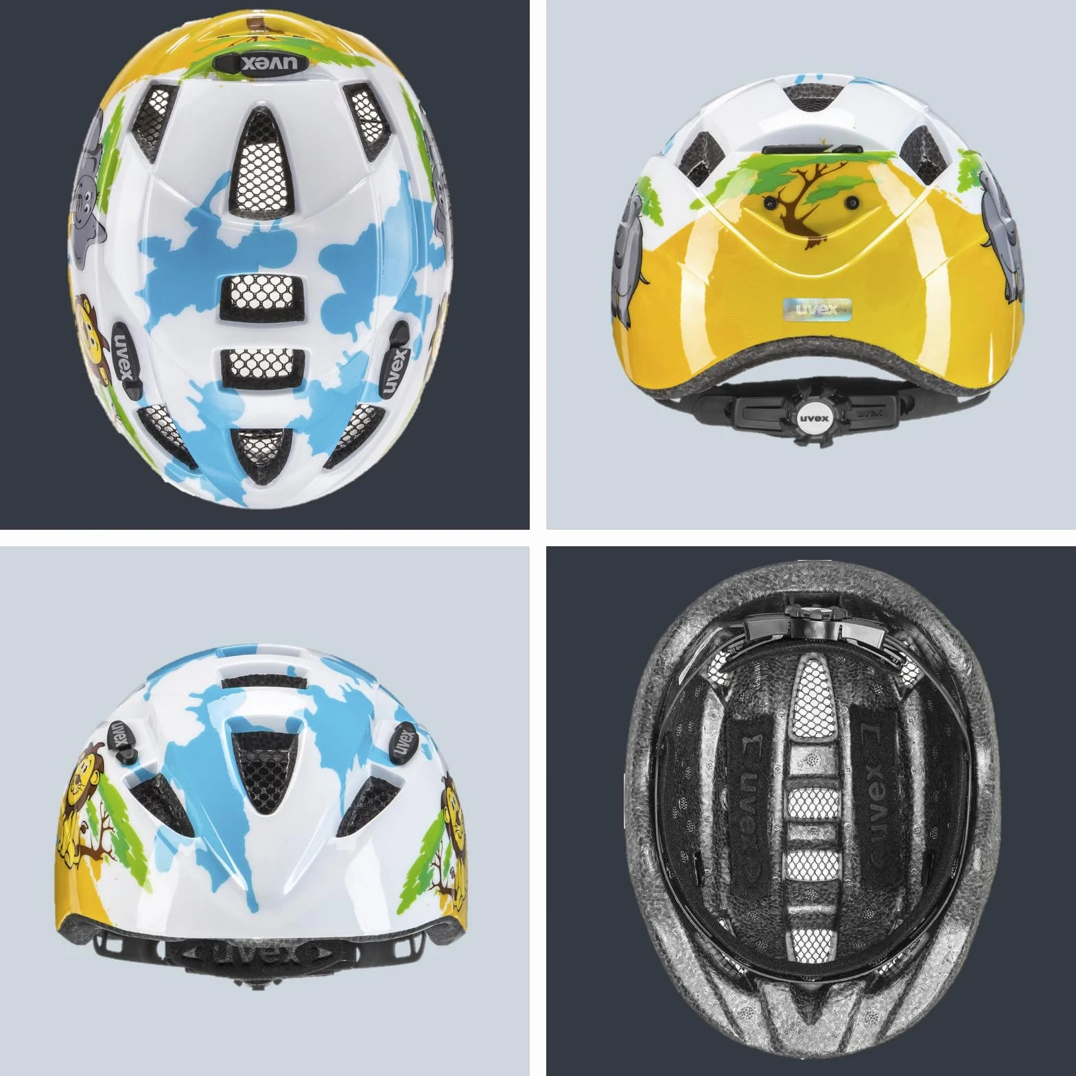 uvex Kid 2 - Casco Ligero Infantil - Ajuste de Talla individualizado