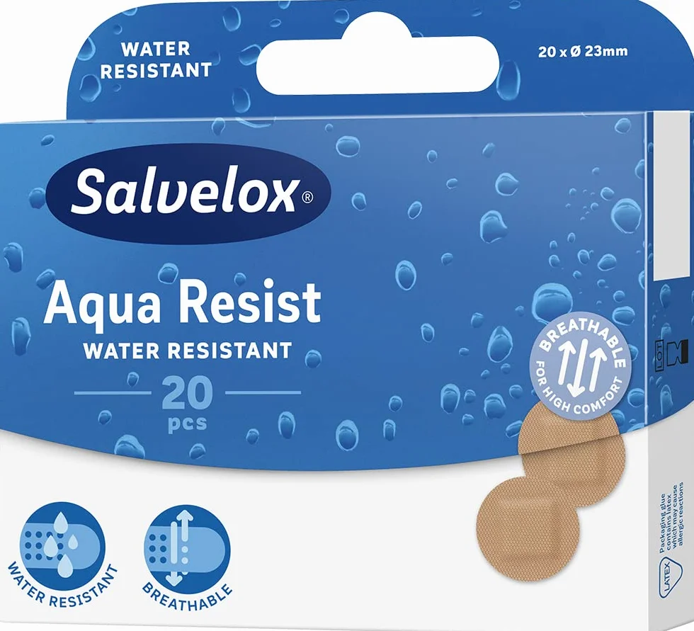 Salvelox Aqua Resist Spot apósitos redondos resistentes al agua 20 unidades