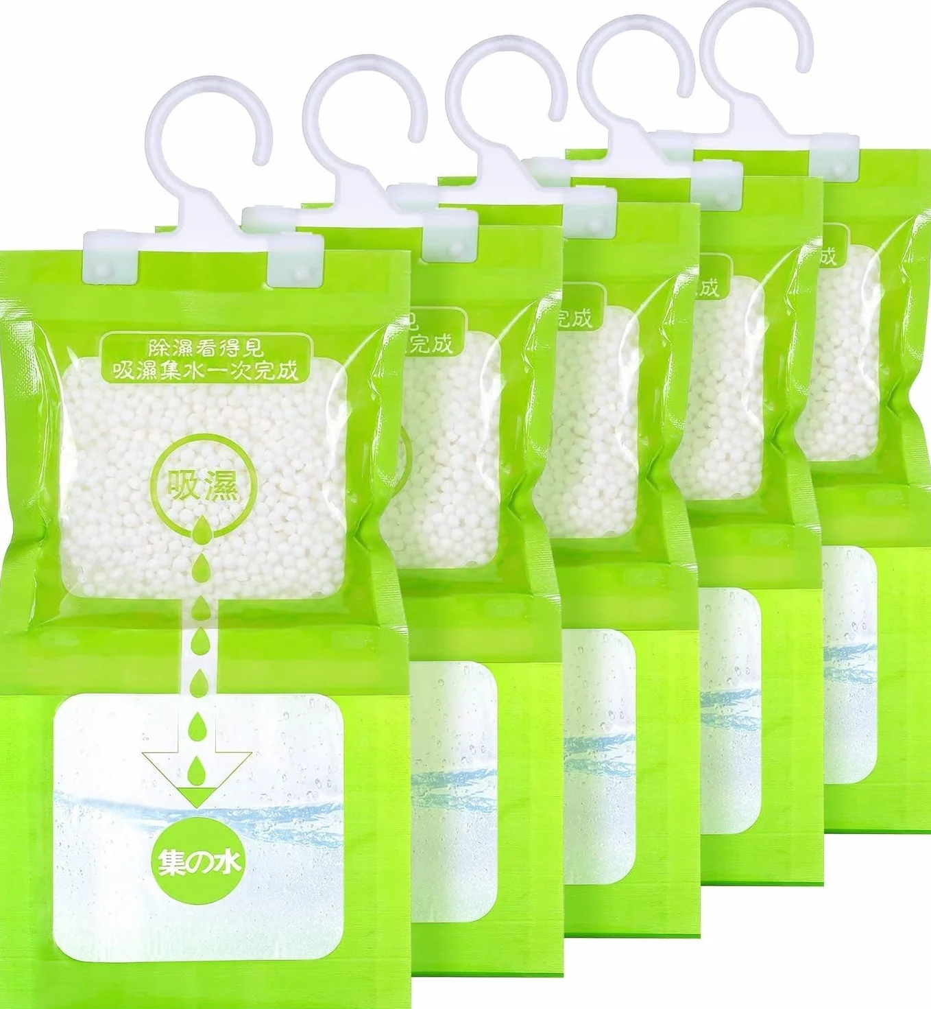 Bolsas Deshumidificantes 120g, Deshumidificador Colgante para Armario, Absorbente de Humedad
