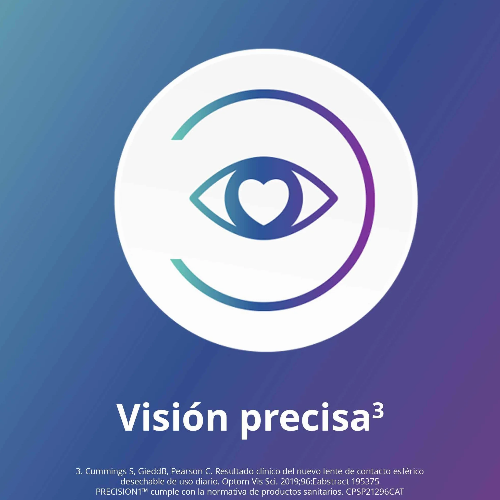 PRECISION1 Lentes de contacto reemplazo diario Pack 30 R 8.3 mm D 14.2 mm -3.00 Diopt