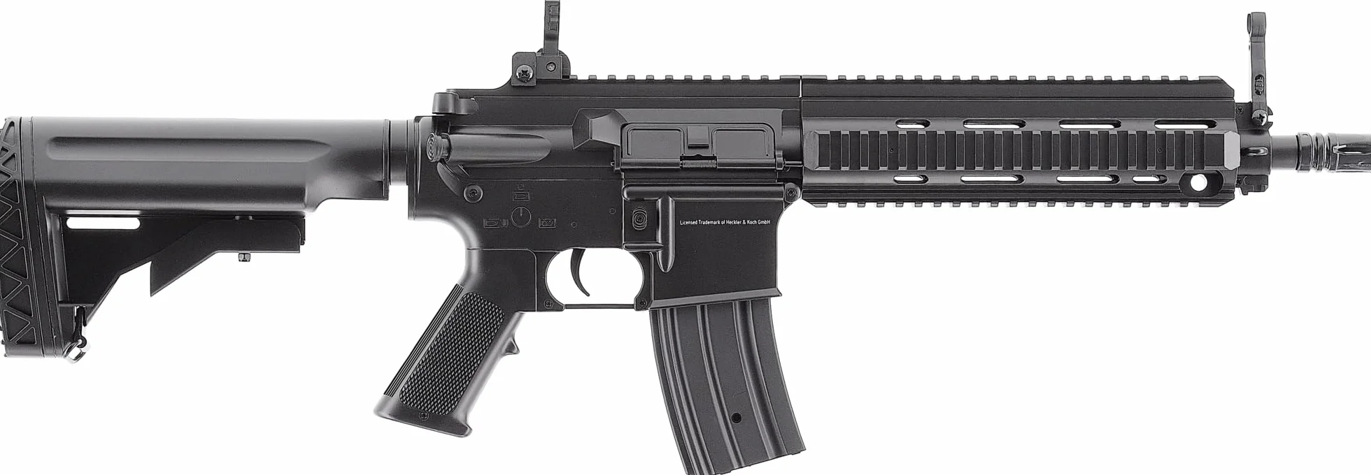 Eléctrica Airsoft - pistola rápida de fuego carabina HK 416C con las baterías, el barril de metal - espesor de 0,5 julios