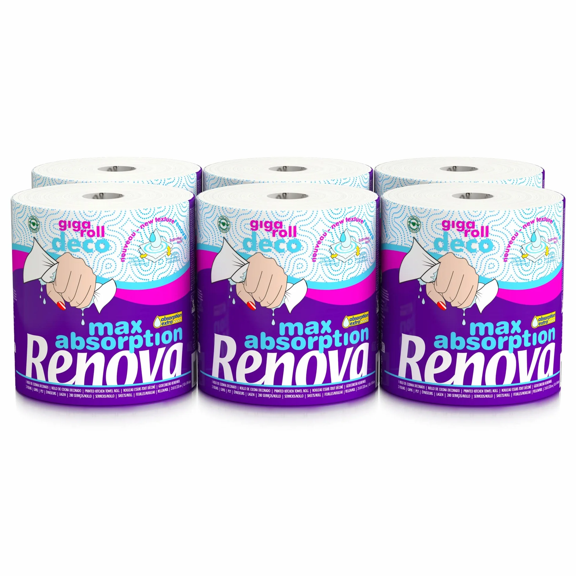 Renova Rollo de Cocina Gigaroll Decorado 1 unidad