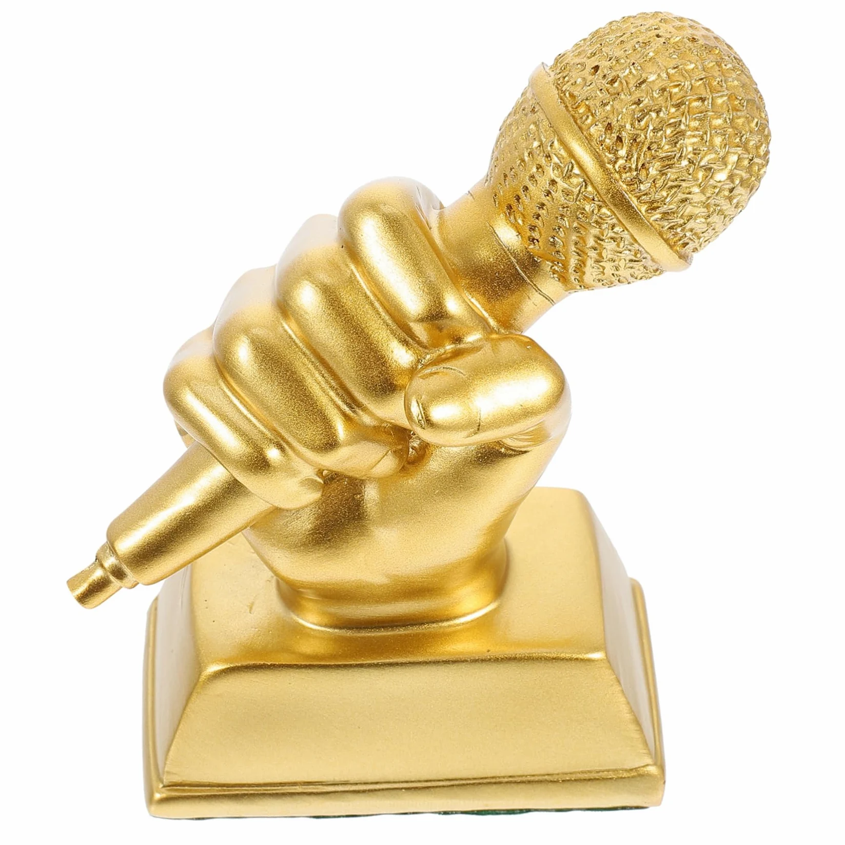 SWAYVES Trofeo de Música Trofeo de Resina para Premios Trofeo Copa de Premio/Golden*3Pcs/13.5 * 11 * 5Cm