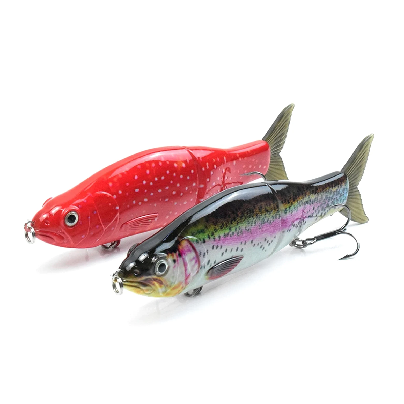 caihuashopping Señuelos de Pesca Señuelos de Pesca Flotante Deslizante Shank wobblers Duro Cebo Artificial Bajo Pike Pesca Juntas de la Pesca Switebait Tackle 2pcs Cebos Artificiales (Color : 3)