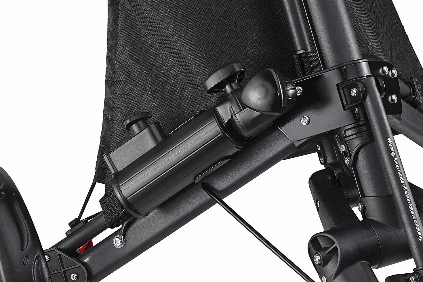 CADDYTEK Facil-plegable Carrito de golf 3 Rueda empuje cart gris oscuro