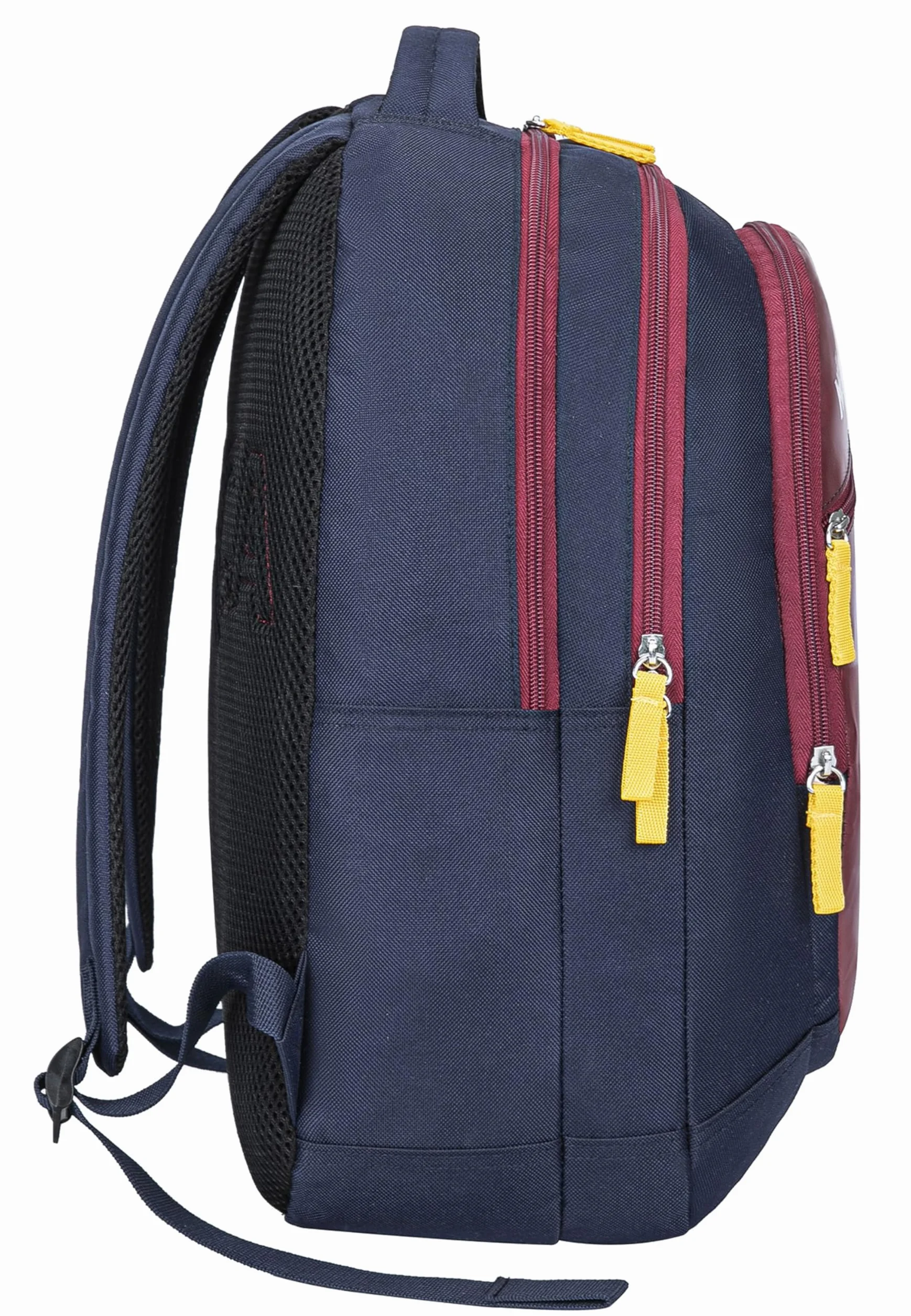 Barça - Mochila escolar con 3 compartimentos, colección oficial FC Barcelona