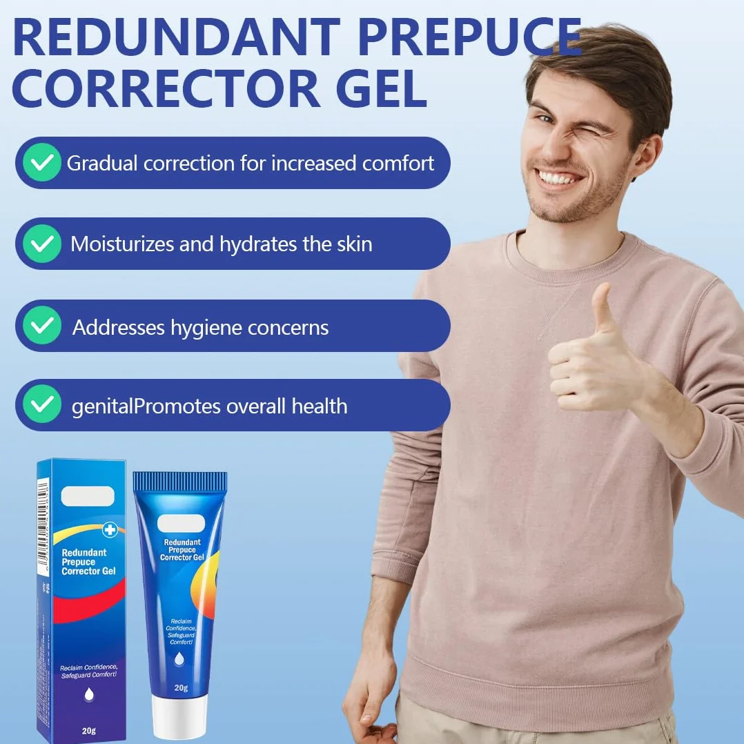 Gel Corrector de Fimosis, Crema para Estrechamiento del Prepucio, Ingredientes Naturales