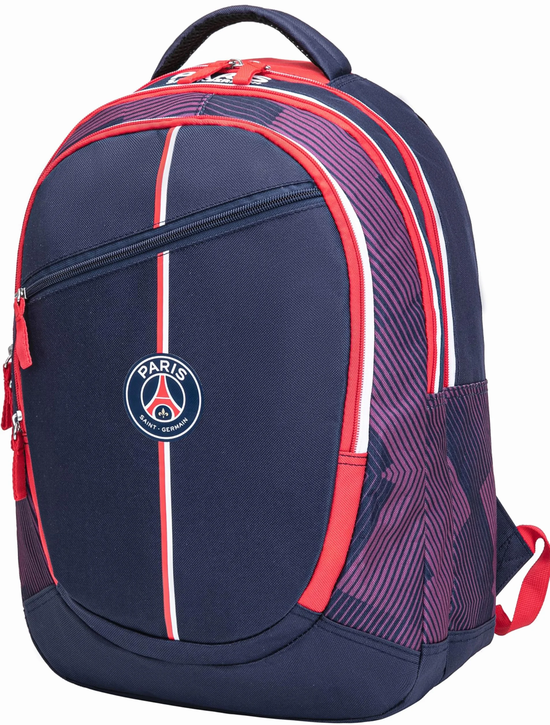 Paris Saint-Germain - Mochila escolar PSG - Colección oficial con 3 compartimentos