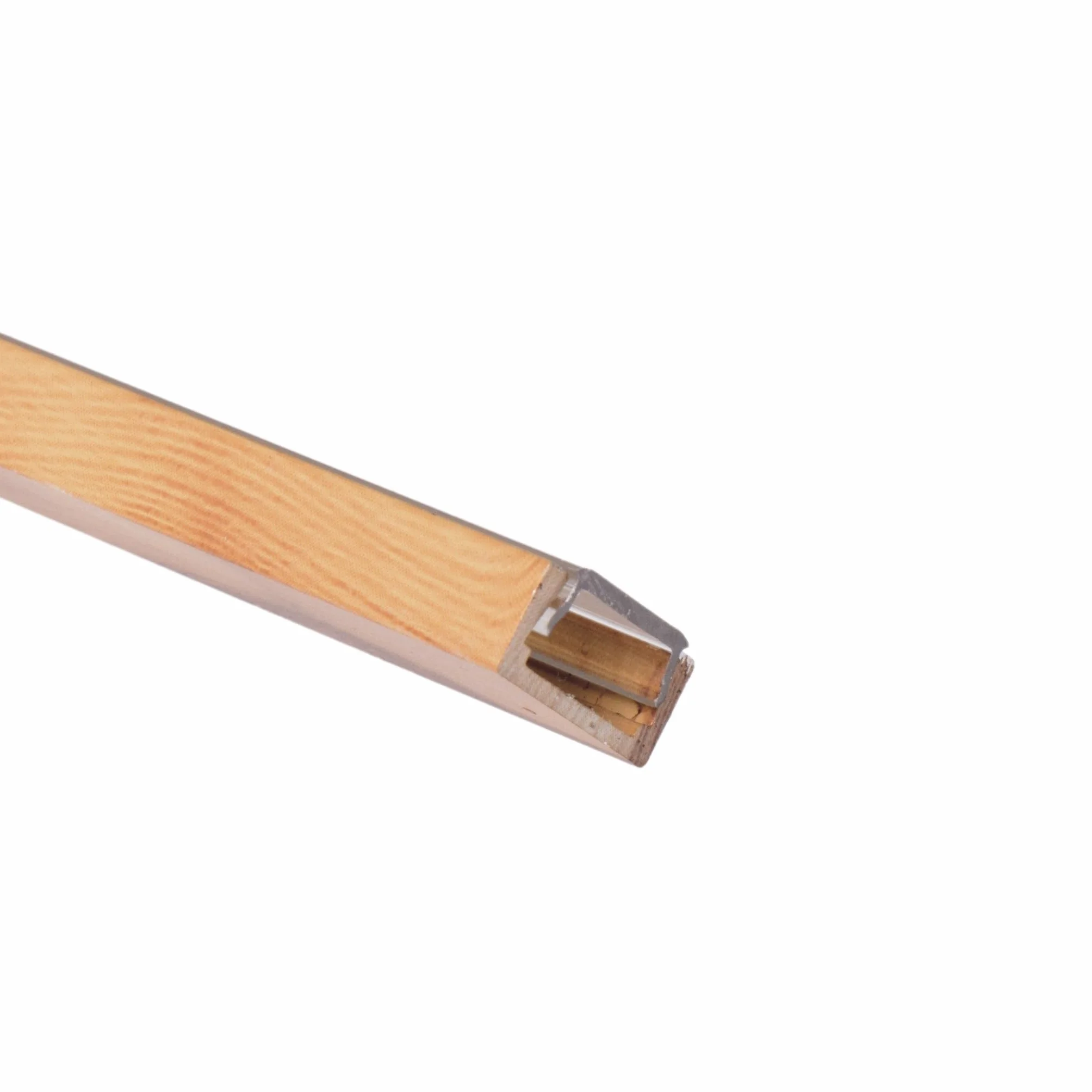 AFTERTECH Perfil de aluminio para tiras LED 2 m 15x6 mm 1506LE color madera