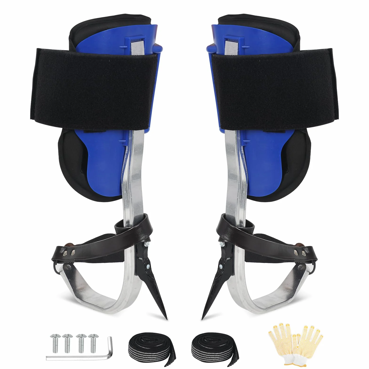 Equipo de escalada de árboles, altura ajustable crampones trepadores de árboles, zapatos de escalada de árboles, crampones de árboles, para practicar escalada de árboles, supervivencia en la selva,