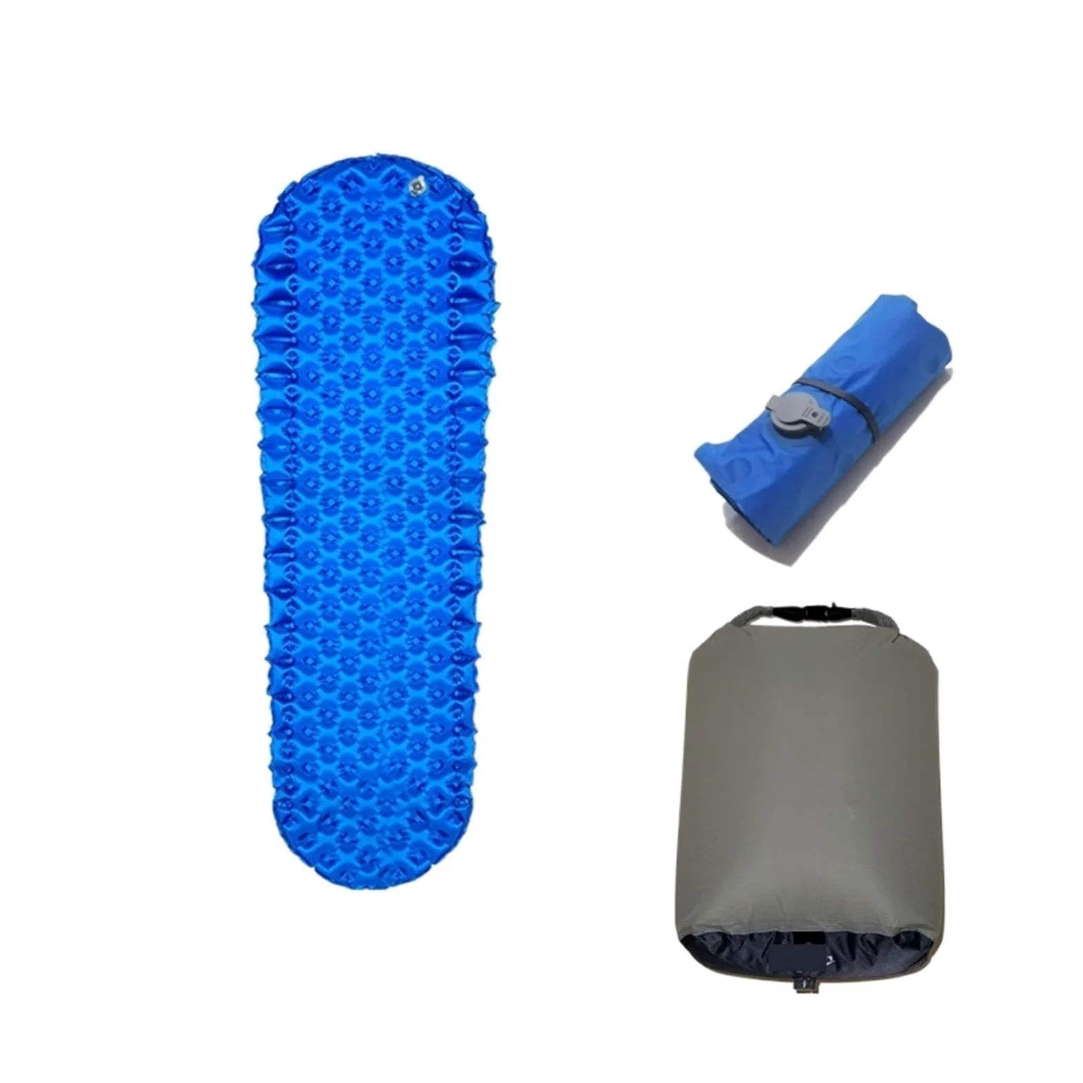Colchoneta para Acampar Colchón Inflable Colchón de Aire Plegable para Acampar Colchoneta Inflable Ultraligera para Acampar Colchoneta para Dormir Viajes Senderismo Tienda de campaña Esteras