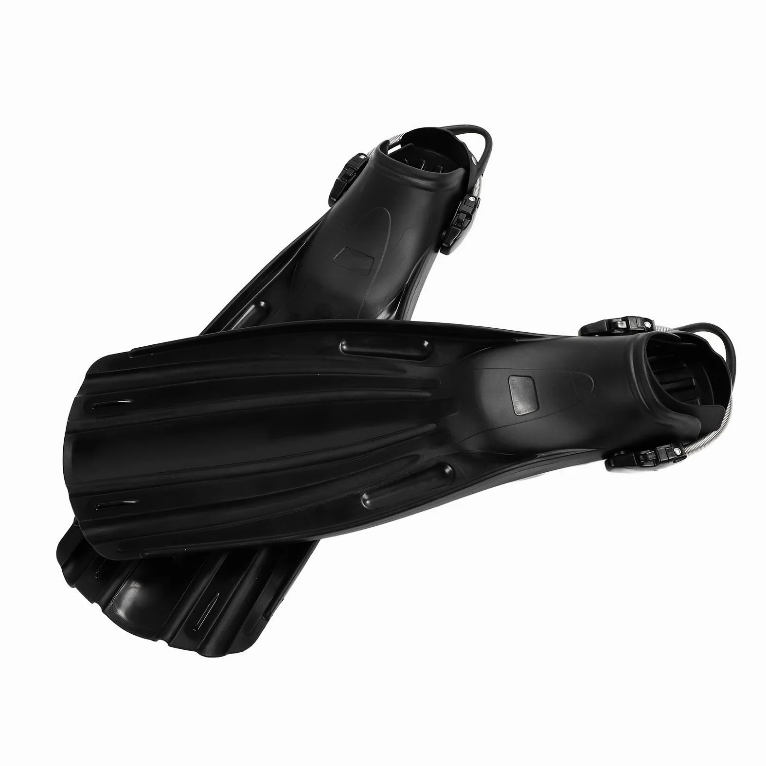 Generic Aleta para Pies Subacuática Diseño Ergonómico Negro Premium para Buceo y Apnea 2 Piezas