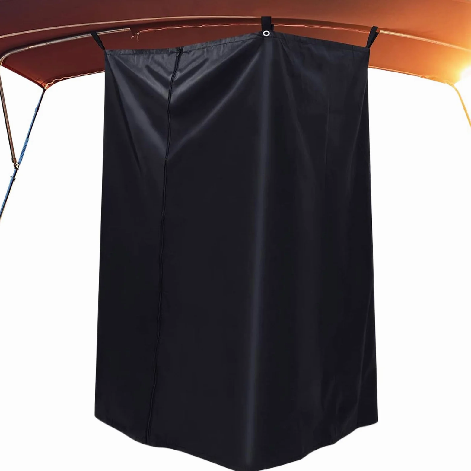 Tienda de campaña portátil impermeable para vestuario, cabina de vestidor plegable con bolsa de transporte
