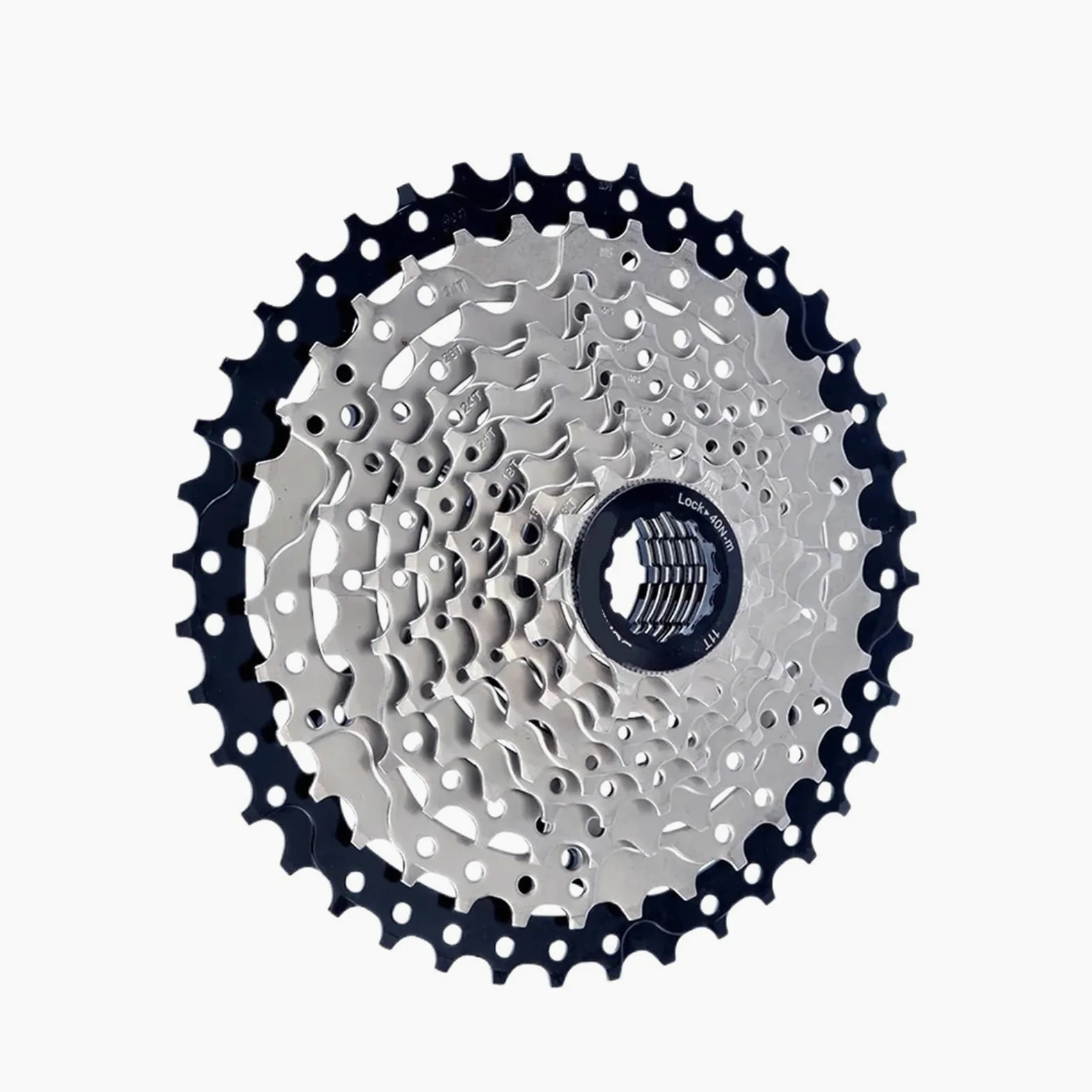 Genérico Compatible con Cassette de Bicicleta de 8-12 velocidades Sunshine, piñón de Rueda Libre de Estructura HG, Volante de inercia 32T-52T for buje HG estándar