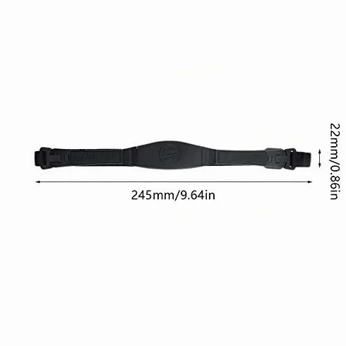 Reloj deportivo impermeable con monitor de frecuencia cardíaca inalámbrico de 3 metros, negro