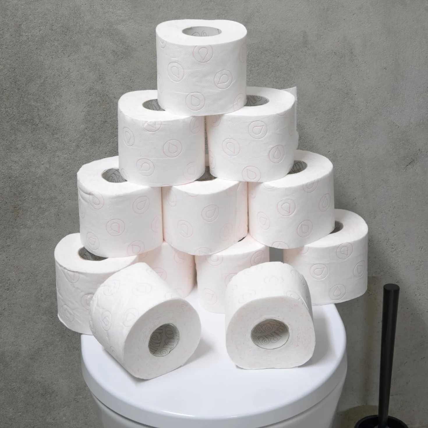 Renova Papel higiénico 4 Capas Blanco Decorado Perfumado 12 rollos