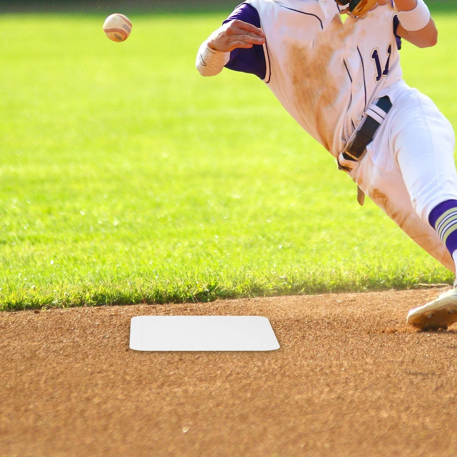 Base de Goma para Béisbol y Sóftbol 5 Piezas Placa de Caucho Resistente al Agua Tamaño Estándar