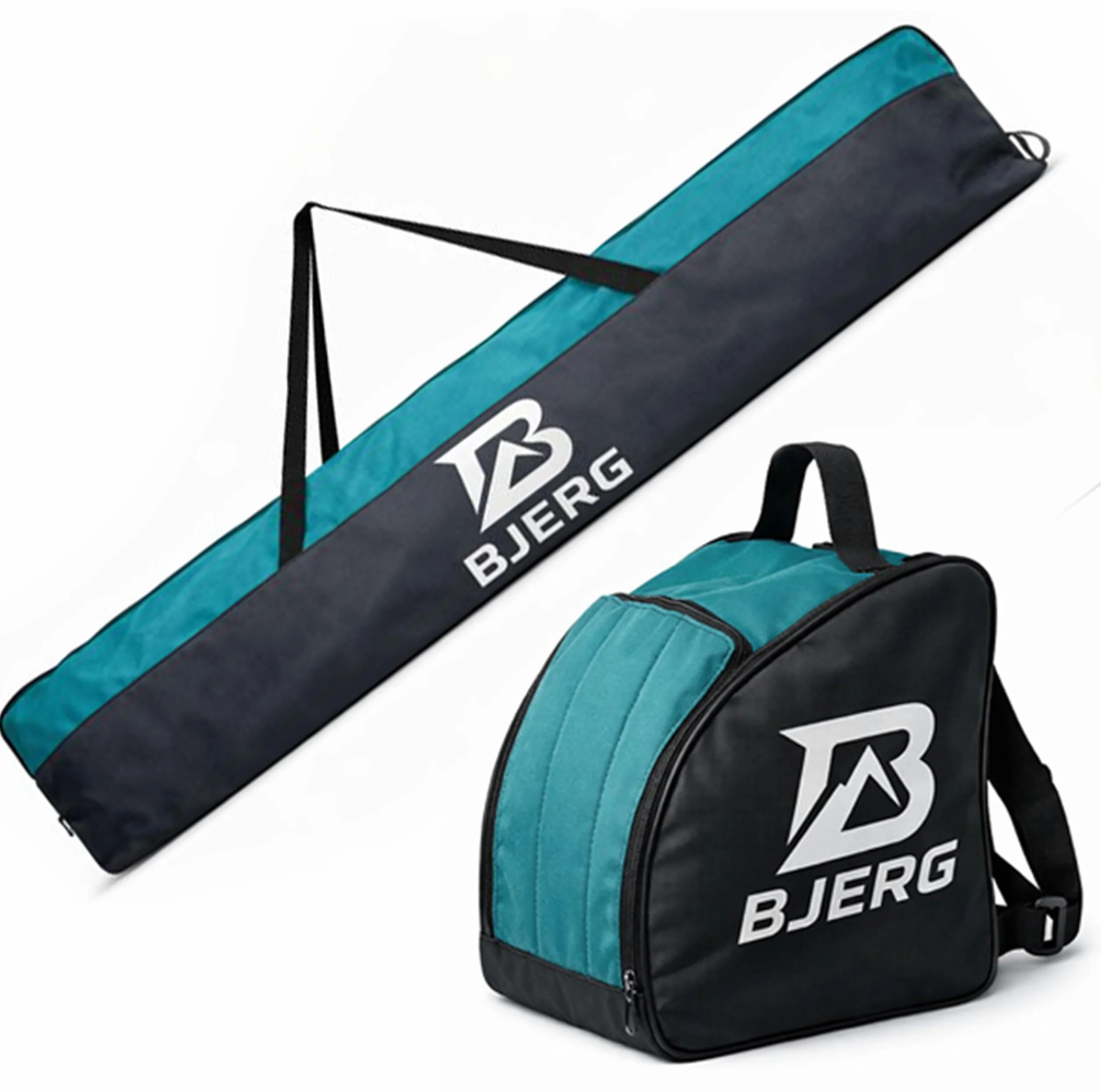 BJERG Juego de bolsa de esquí y bolsa para botas de esquí – funda impermeable para botas de esquí y bolsa de transporte – para esquís – Fabricado en la UE