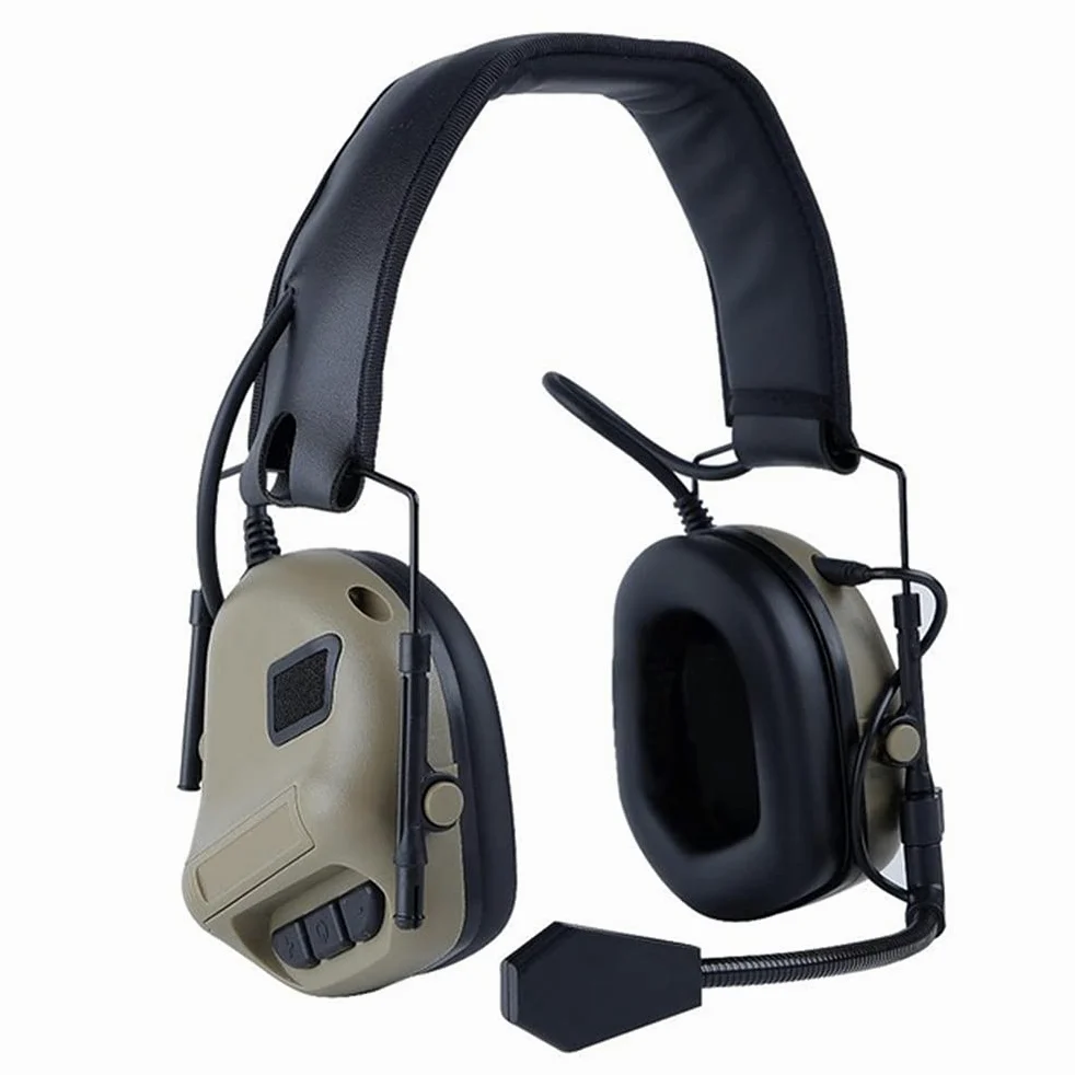 ACEXIER Auriculares tácticos Airsoft con amplificación de sonido y protección auditiva antirruido
