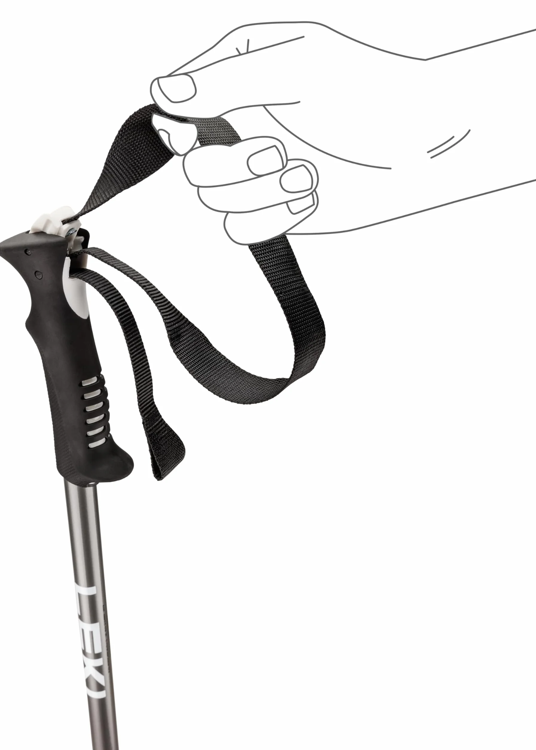 Leki PRIMACY Stöcke 2024 Black/Light Anthracite/White